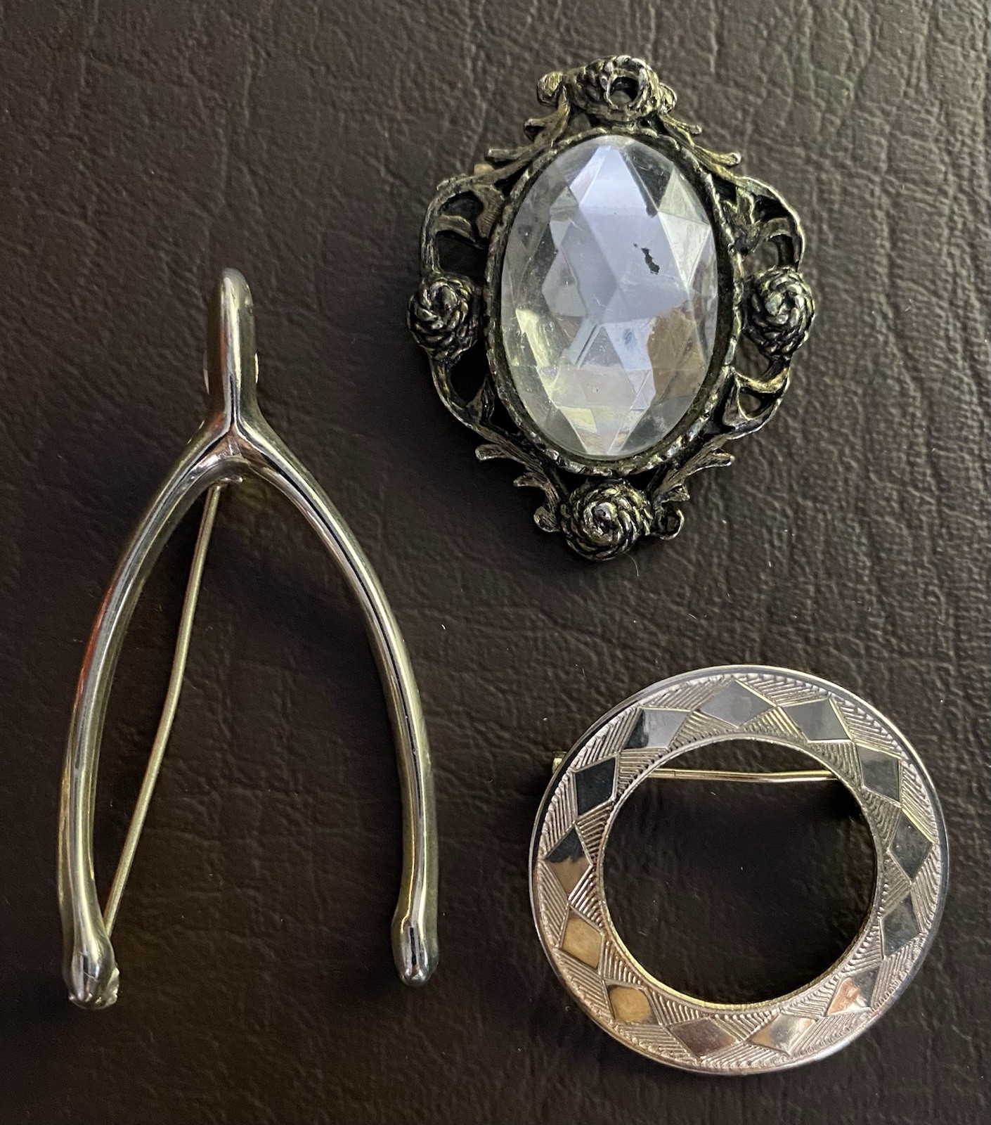 Vintage to Modern Rhinestone Mixed Metal Brooch Pin Lot – Set of 19 Brooches
