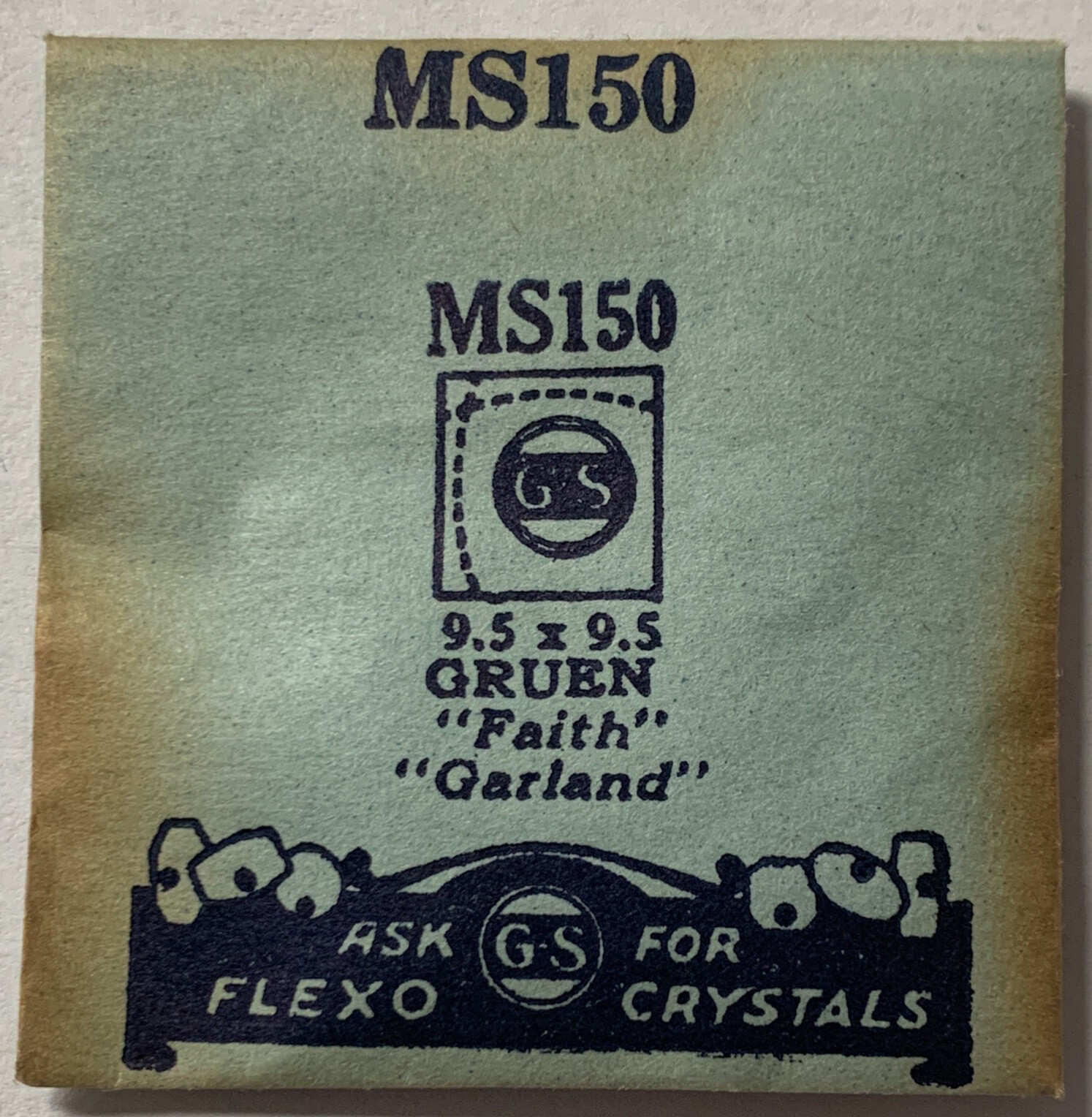 Original NOS G-S “MS” Wristwatch Crystals – Many Variations Available!
