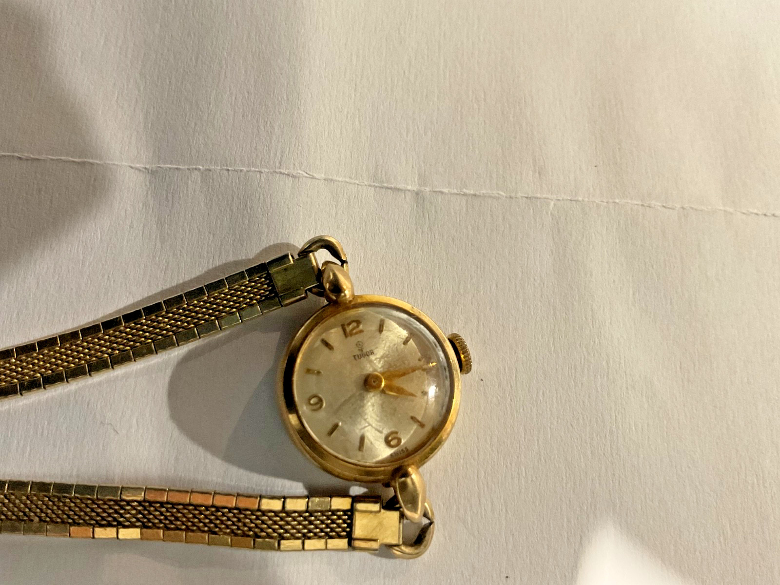 ROLEX TUDOR 9ct GOLD LADIES COCKTAIL WATCH WORKING