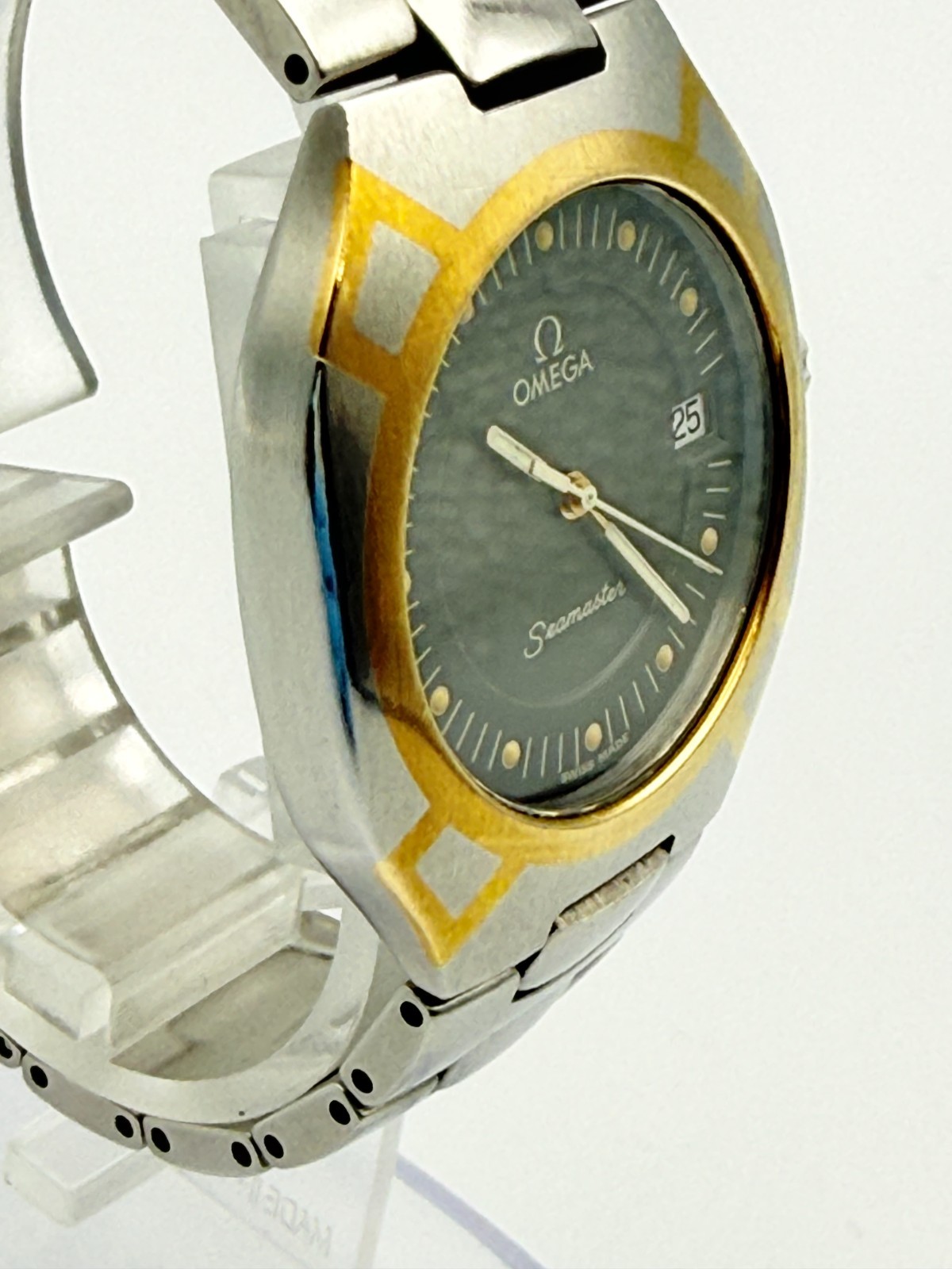 OMEGA Seamaster Polaris Vintage Date Quartz Watch Wrist 15cm (5.9in) – Rank B+