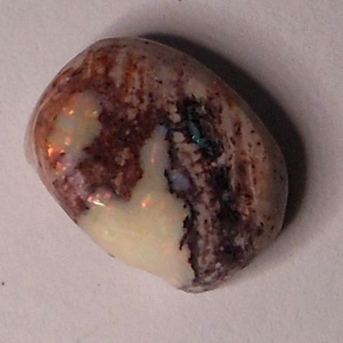 4.60ct Mexican Fire Opal 12.3 x 9.9 x 5mm Oval cabochon