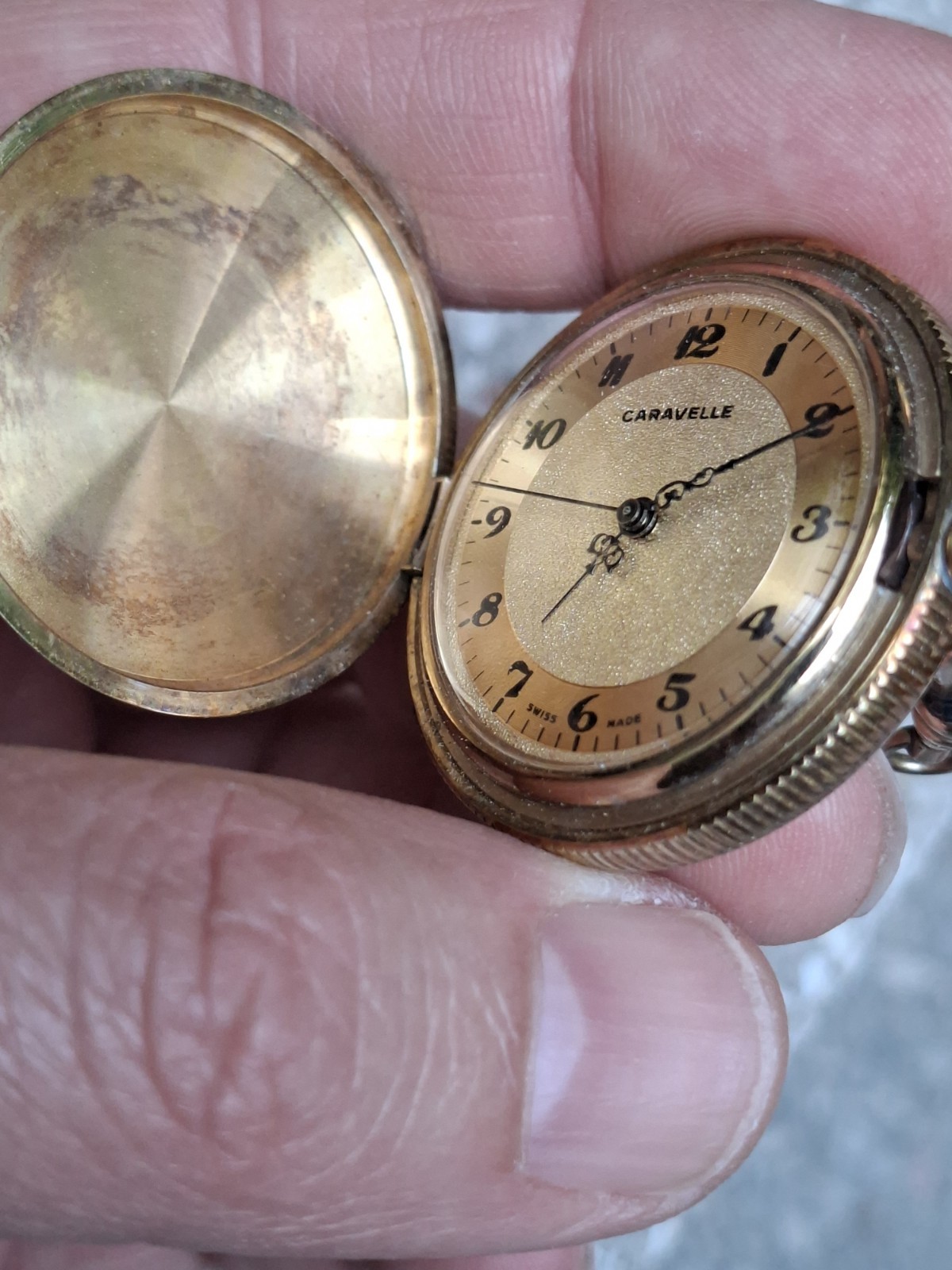 Caravelle by Bulova 17jewels gold tone swiss watch