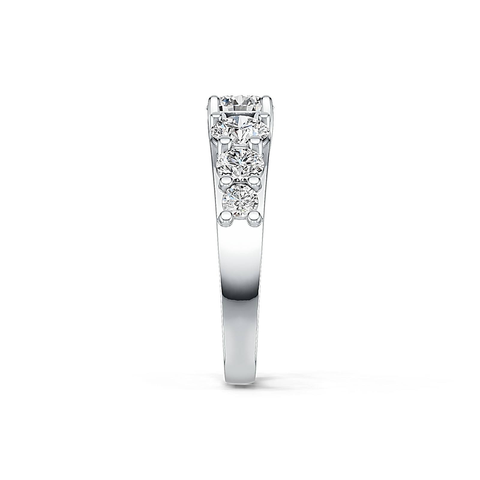 Sterling Silver Semi Mount Ring Setting Round 6x6mm RD 5x5mm RD 4x4mm RD 3x3mm