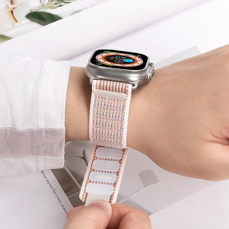 NEW Nylon Trail Loop Band for Apple Watch Ultra 3 2 11 10 9 8 7 6 SE 5 4 38–49mm