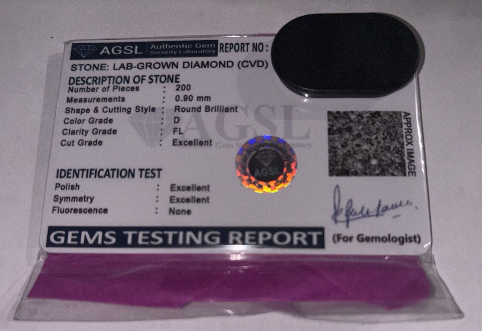 200 Lab Grade D Color FL Clarity Round Brilliant Cut Diamonds(1.0ct tcw)