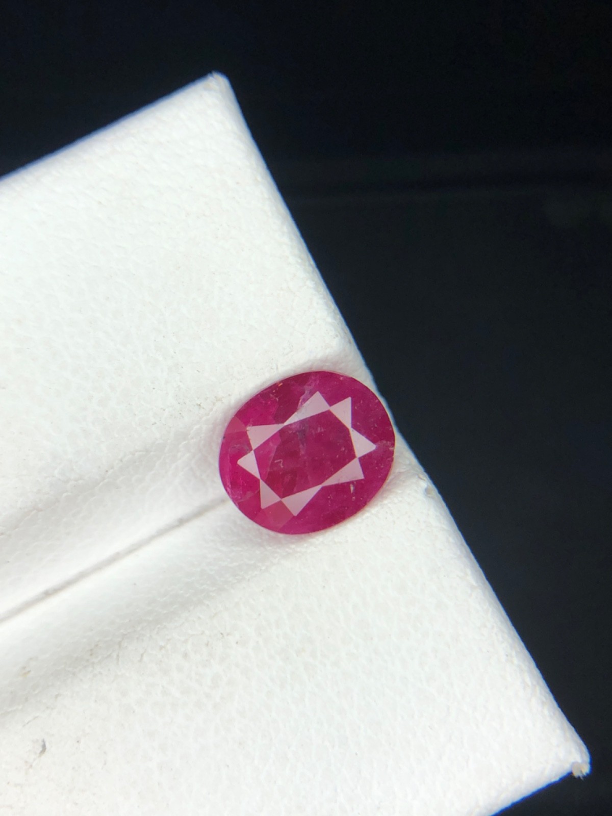 Natural Pakistani Ruby 2.15 Ct Batakundi Ruby Cushion Cut Red Untreated Loose Ge