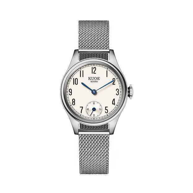 KUOE Kyoto Holborn 90-003 Silver Dial Watch Small Quartz Milanese Band Used