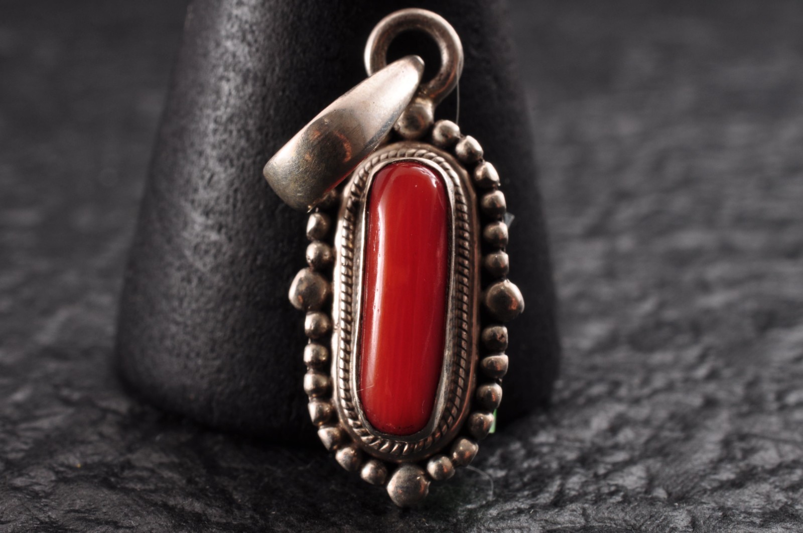 Japan vintage Coral Carved 5 items Pendant (66.0ct) Certificate Japanese motif.