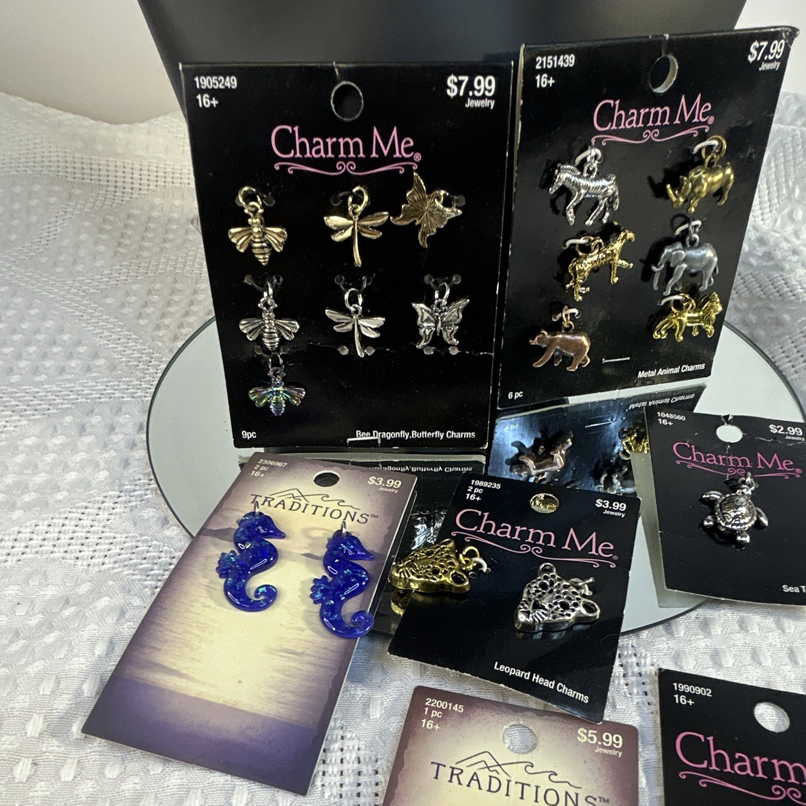 Charm Me Traditions 23pc Metal Charm & Pendant Lot Multicolor Sloth Turtle