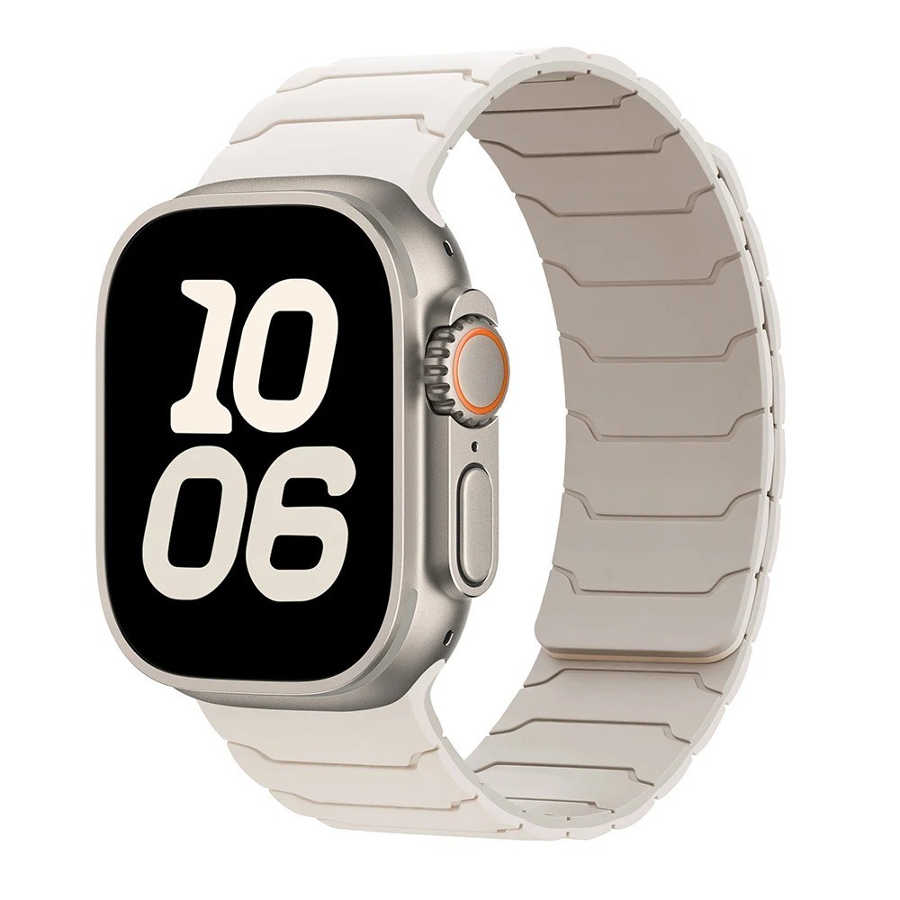 Magnetic Strap For iWatch Ultra 2 Series 10 9 8 7 SE 6 5 Silicone iWatch Band
