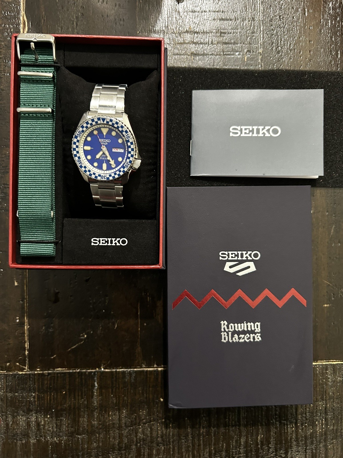 Seiko 5 X Rowing Blazers X Wind Vintage SRPM19 – Blue 42mm