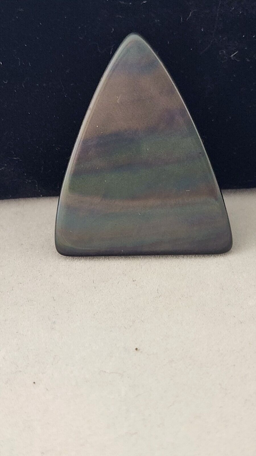 Gemstones Loose Obsidian Cabochon 8.9 gr Pendant Size 40 mm x 32 mm x 5 mm