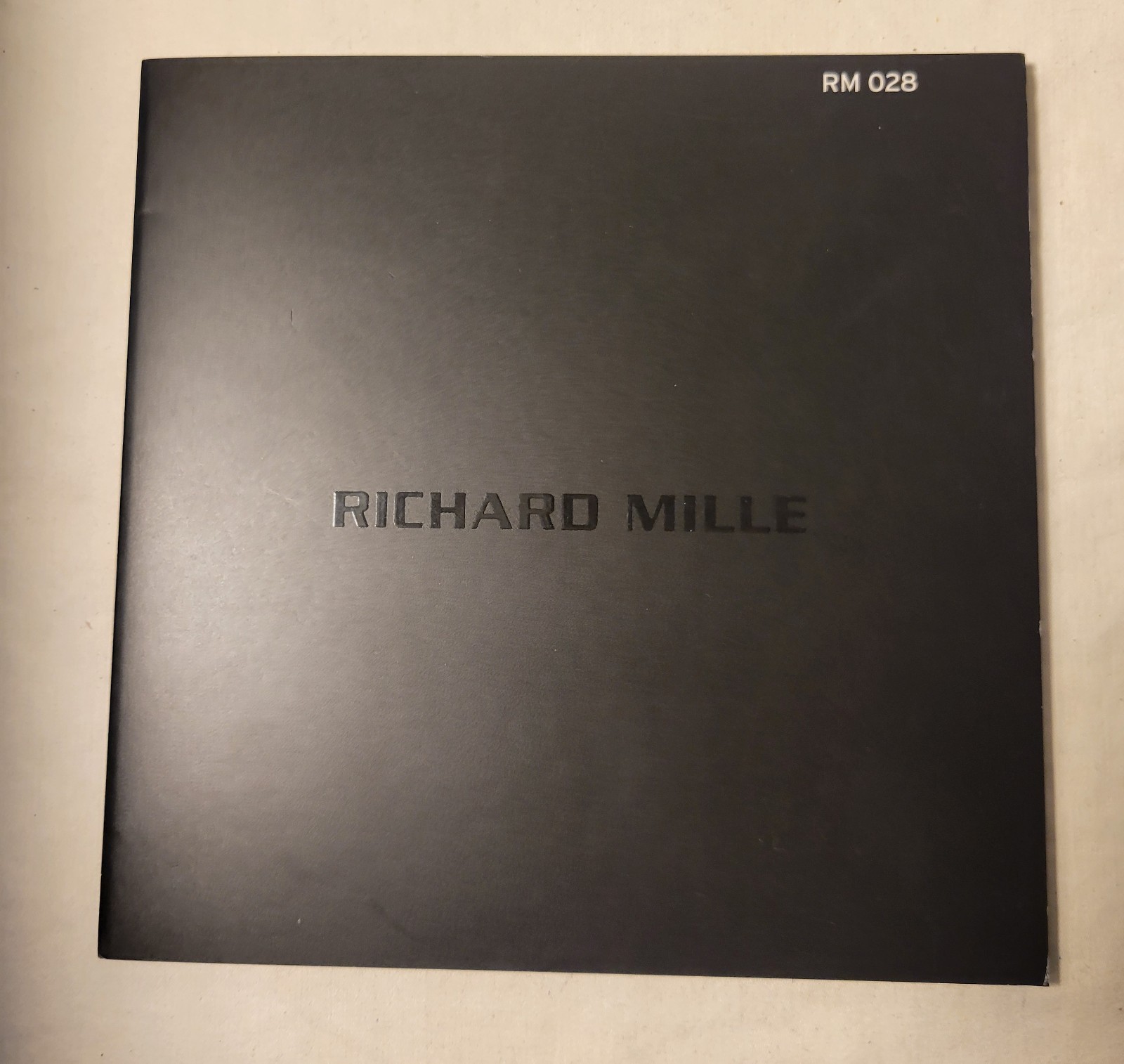 RARE Richard Mille RM028 Boutique Exclusive Technical Specification Leaflet