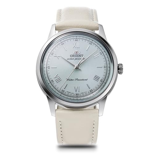 ORIENT Classic Bambino 38 Solar Quartz Watch RN-WK0002E Pale Green Dial Y867489