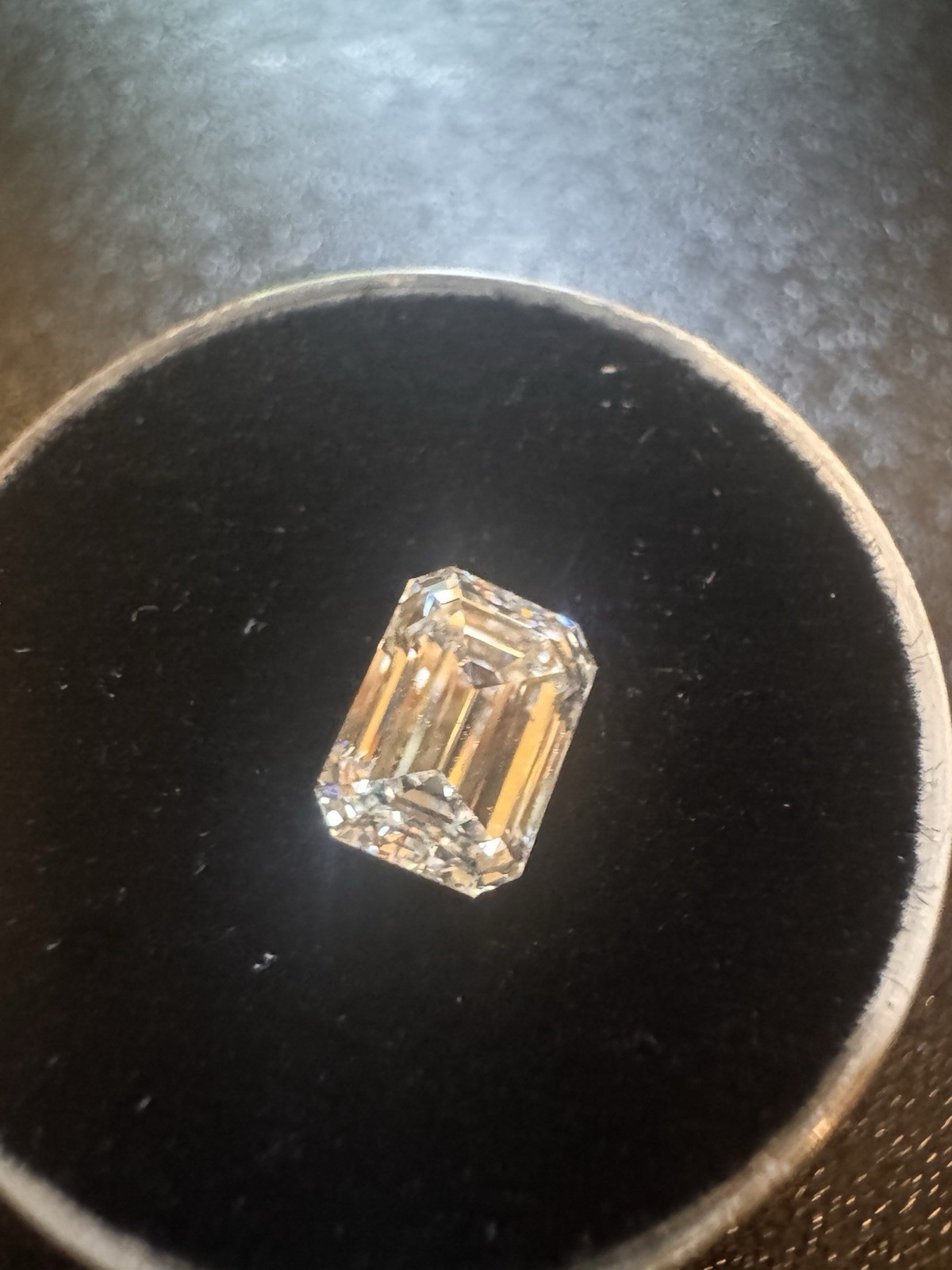 Lab Grown 1.02 Cts EMERALD Cut IGI Certified CVD Diamond D Color VVS2 Clarity