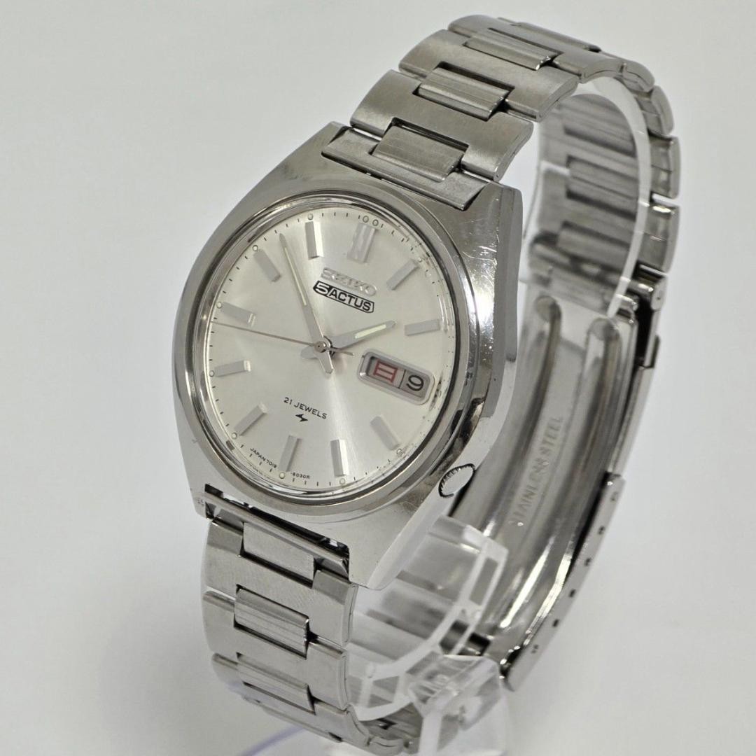 Working Seiko 5 ACTUS 7019-8010 1974 Tour Automatic 21 Stone