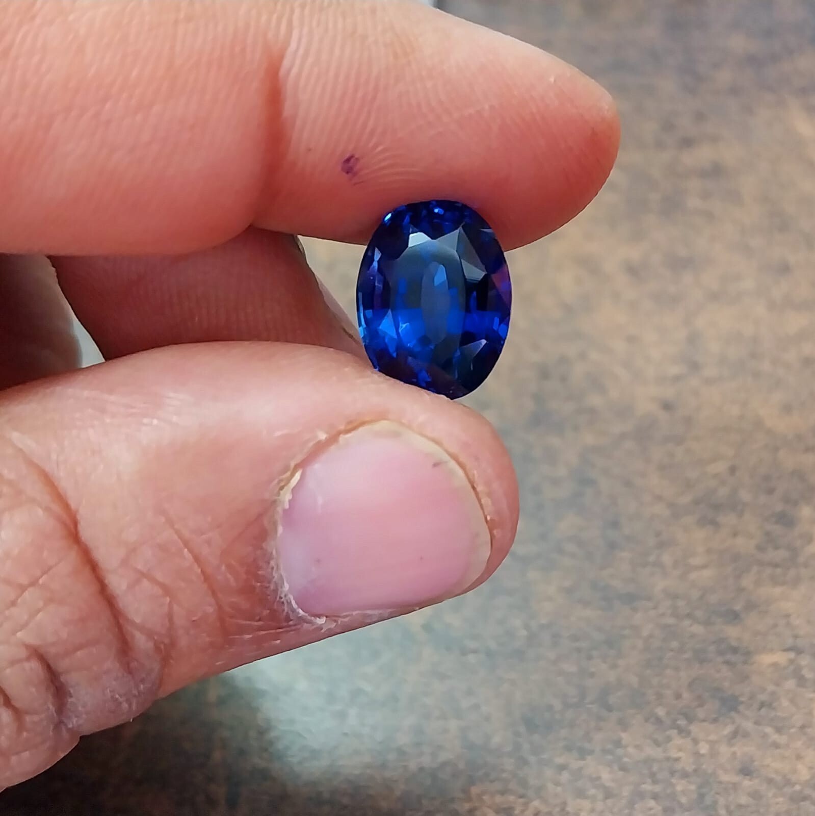 11×8 MM Natural Flawless Cornflower Blue Ceylon Sapphire Loose Oval Gemstone Cut
