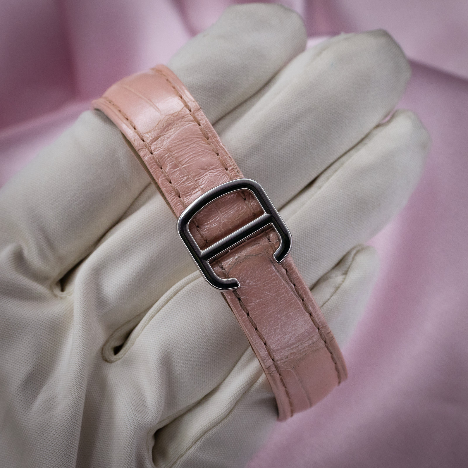 Cartier Ballon Bleu Pink Dial 33mm Automatic Steel Full Set WSBB0002