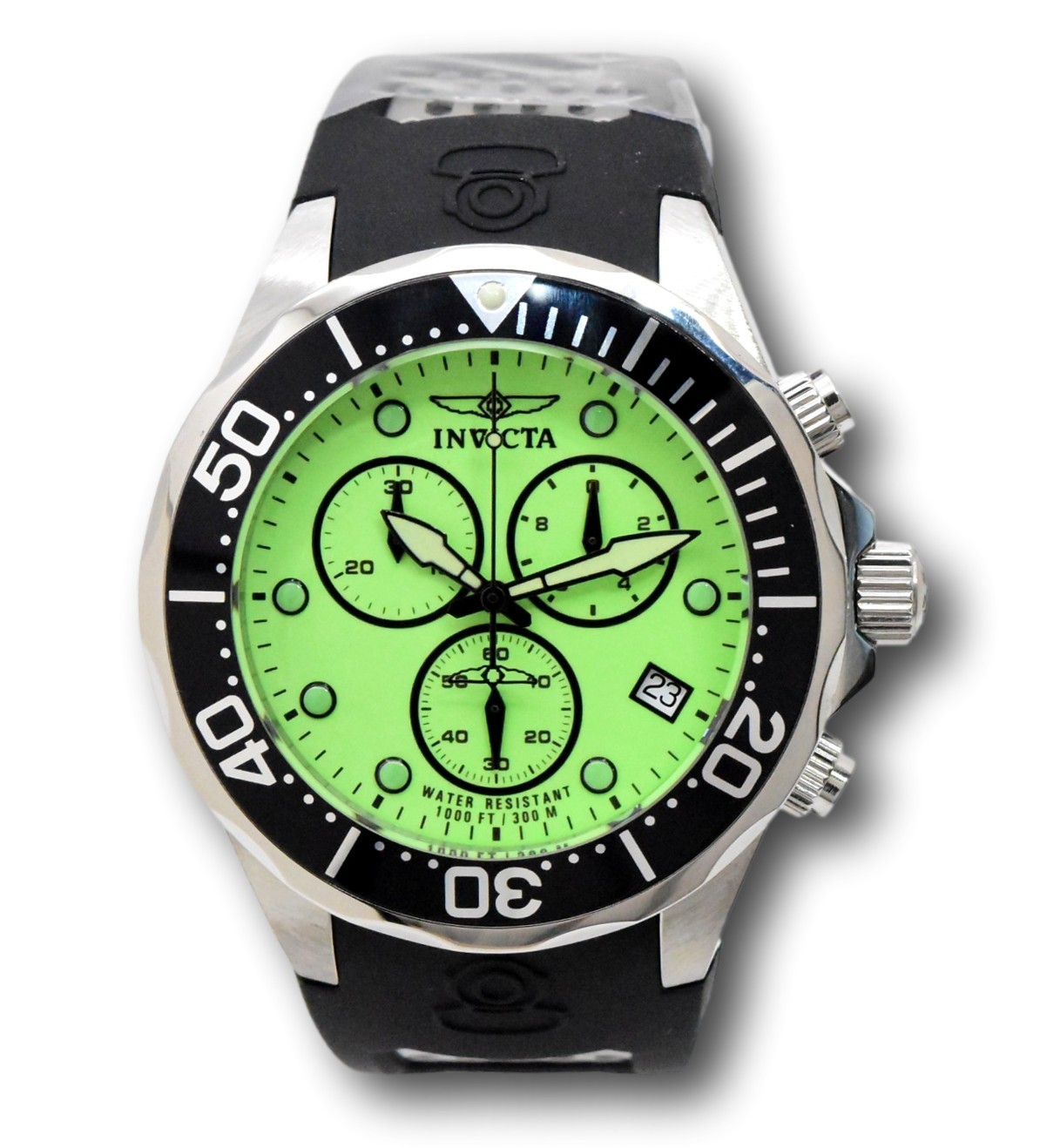 Invicta Pro Diver Super LUME Dial Men’s 47mm Swiss ETA G10 Chrono Watch 11483