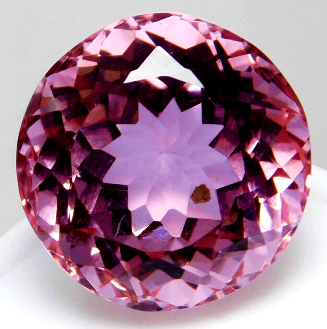 AAA+ Large Pink Kunzite 94.00 CT Round Cut Loose Gemstone Gift for Women/Her