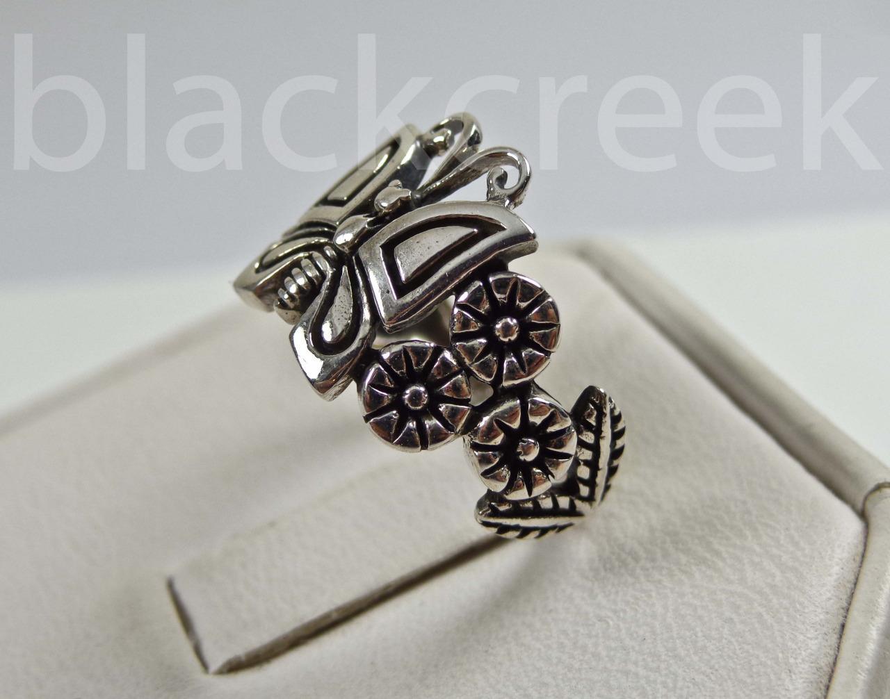 Sterling Silver Lady’s Large Antiqued Butterfly Ring Size 4/5/6/7/8/9/10/11/12