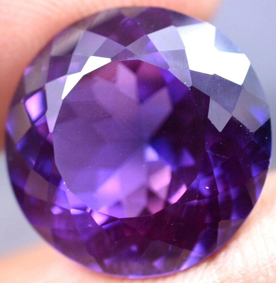 Natural 17.90 Ct Boysenberry Sapphire GGL Certified fabulous Loose Gemstone
