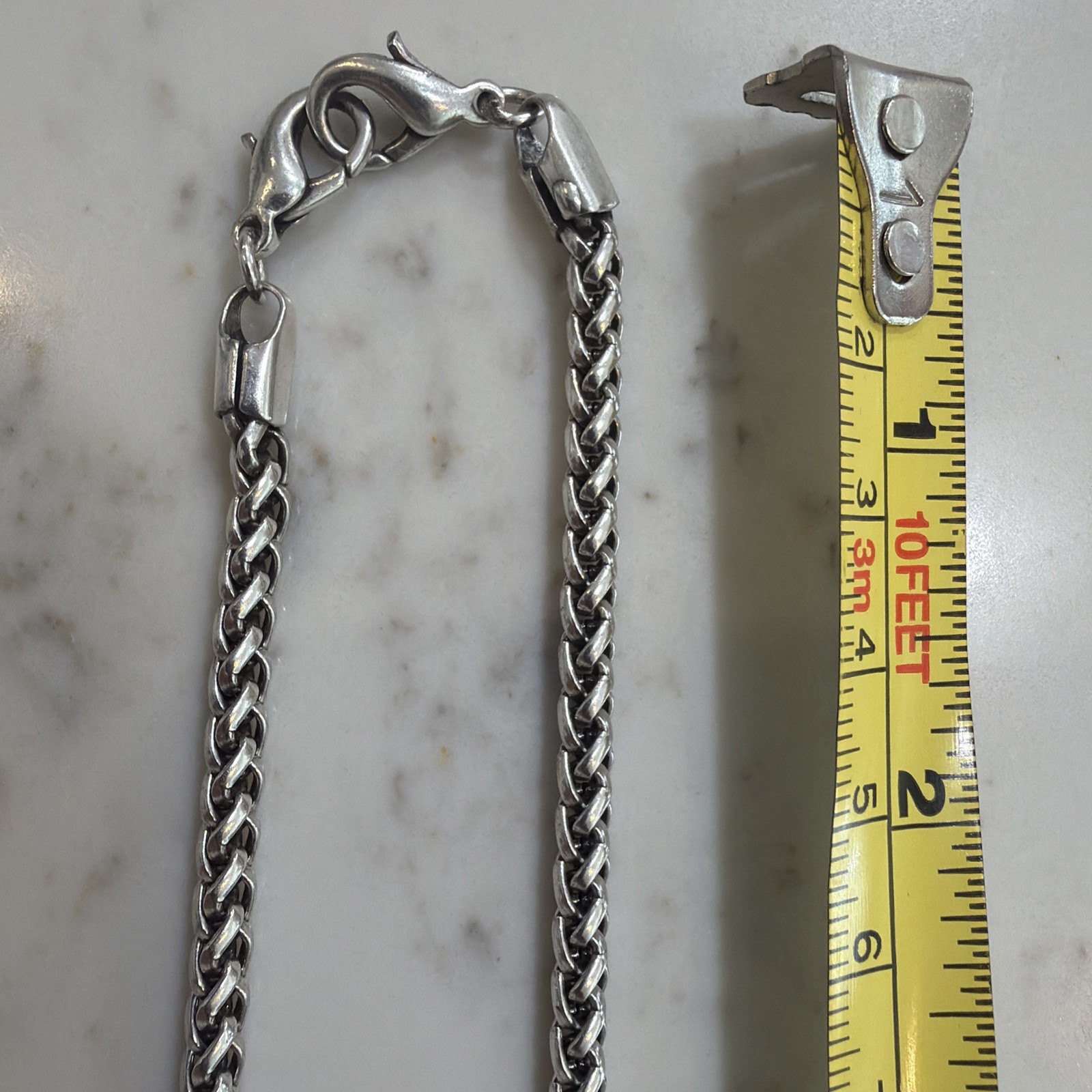 Lengthy Sterling Silver Chain 46” Multi Use Chain Very Strong And Attractive