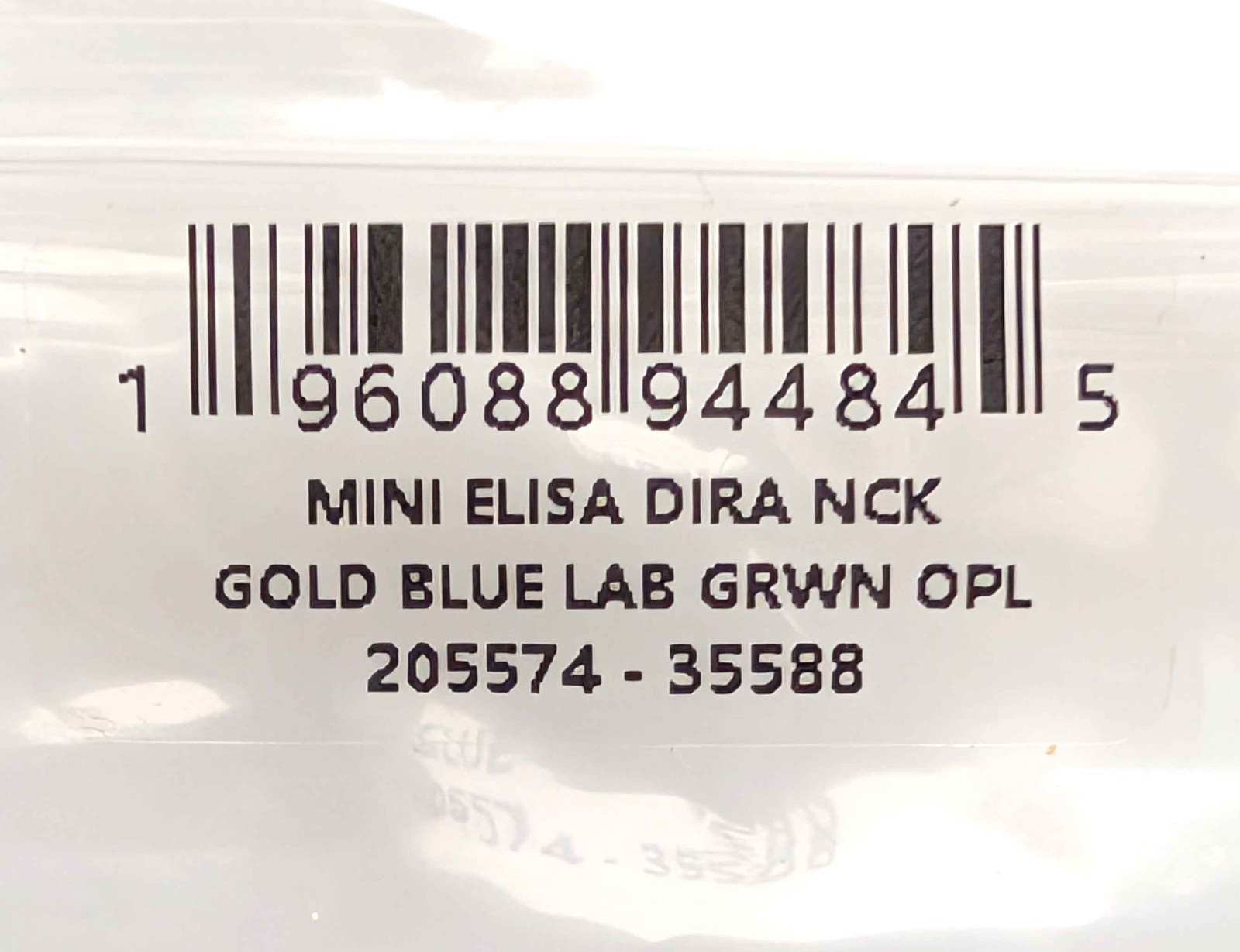 NEW 100% Authentic KENDRA SCOTT Blue Lab Opal Mini Elisa Dira Gold Necklace