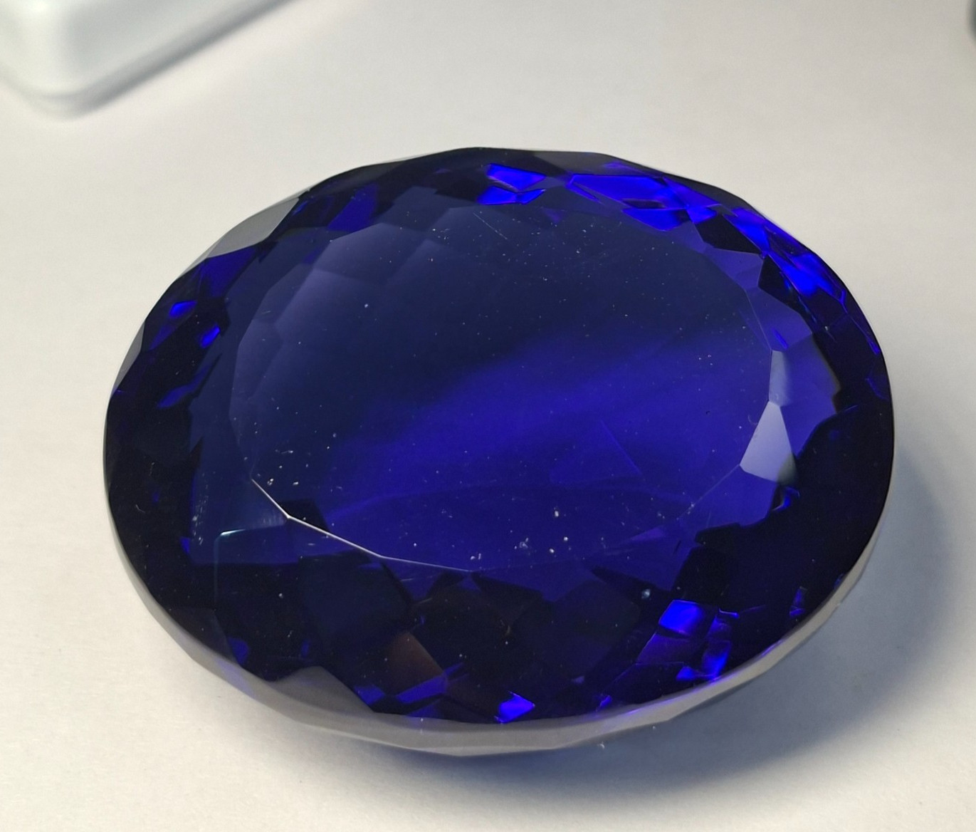 Natural Blue Iolite Oval Cut 231-233 Ct Certified Loose Gemstone TQ1869