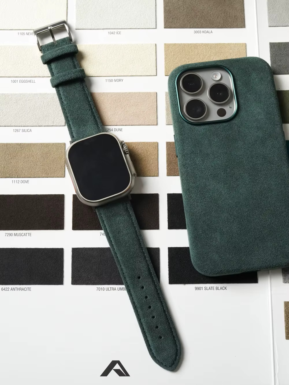 Alcantara Apple Watch Strap Suede Leather for Ultra 2 Band 46mm 45mm 44mm