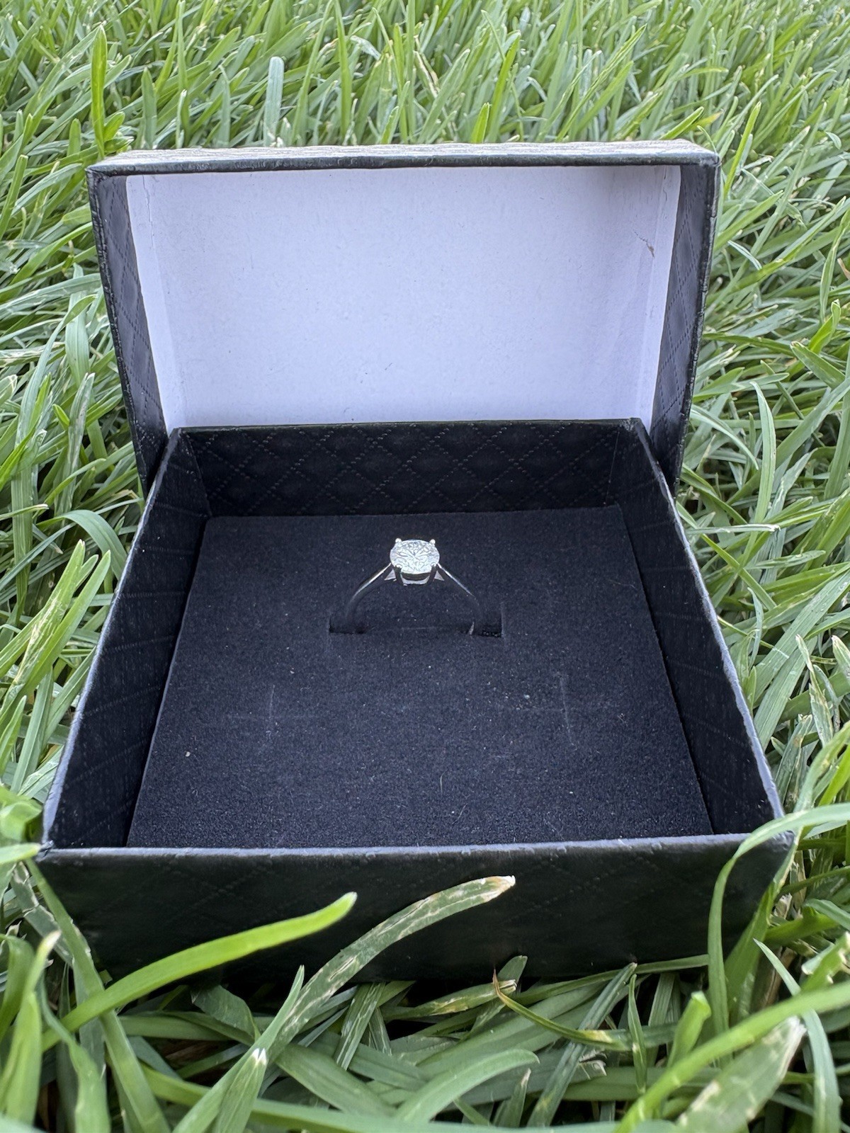 VVS1 Moissanite Adjustable Engagement Ring