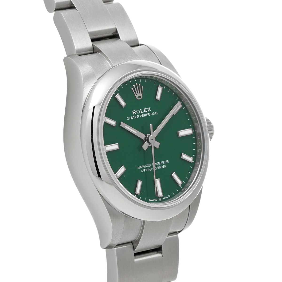 ROLEX Oyster Perpetual 31 277200 green WATCH 743738