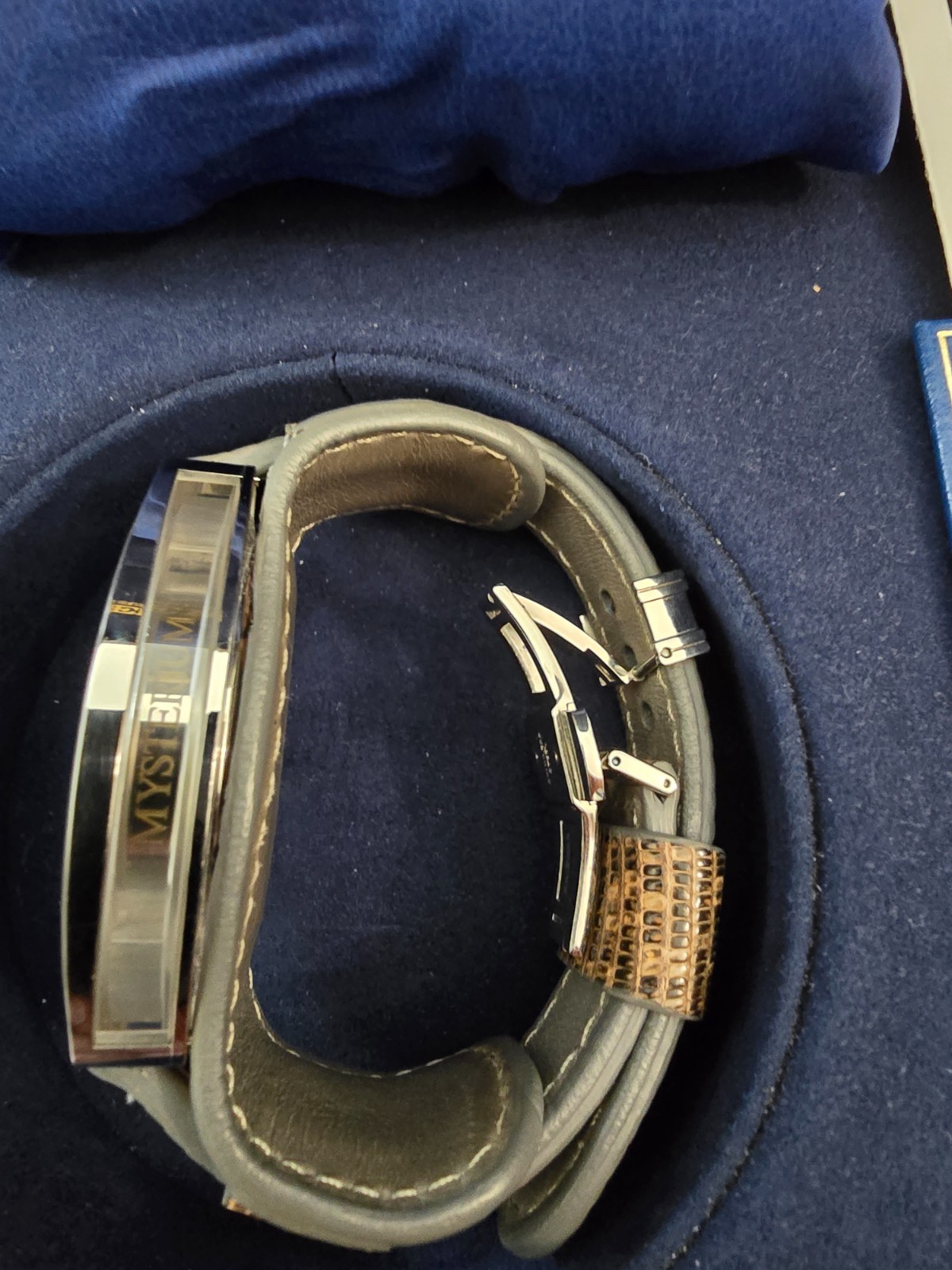 KRIEGER MYSTERIUM 48MM TRANSPARENT CASE SKELETON RARE MINT SET, 136/1000 LIMITED
