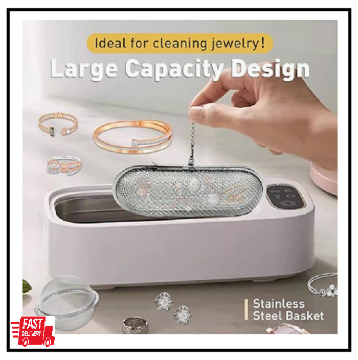 Ultrasonic Cleaner Basket – 2Pcs Small Parts Jewelry Cleaning Basket, Ideal f…