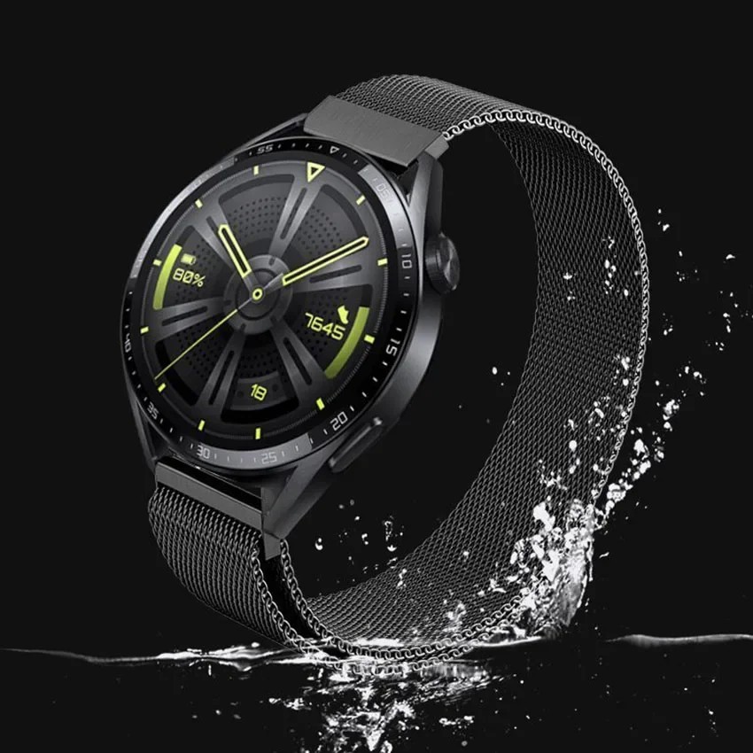 Milanese Loop Stainless Steel Watch Band Magnetic Strap 18mm 20mm 22mm Quick Fit