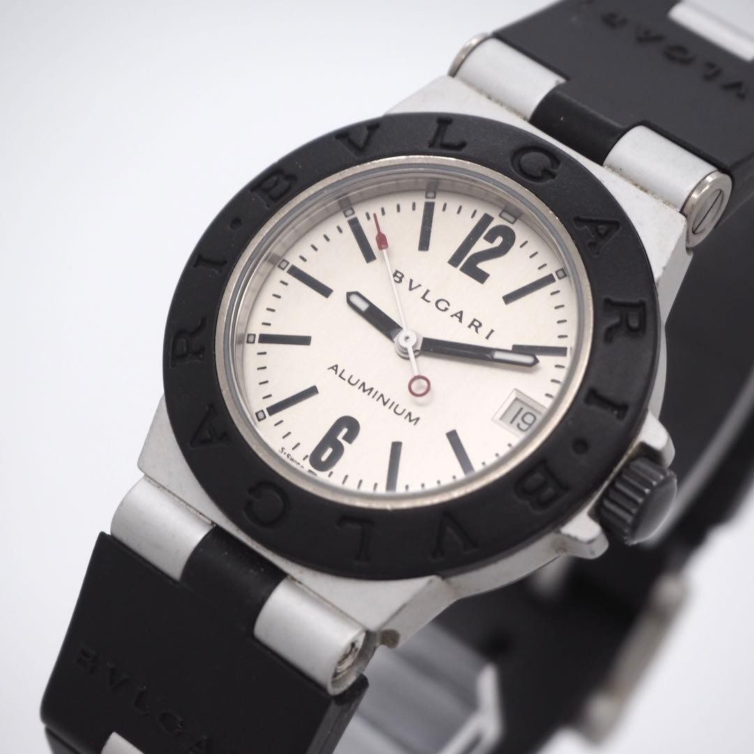 BVLGARI Watch, Aluminum, AL32TA, Men’s, Date