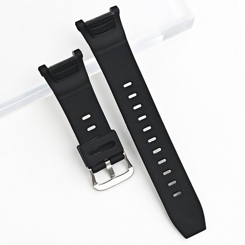 Watch Black Band Strap With Tool For CASIO Pro-Trek PRW-1500 PAW-1500 PRG-130