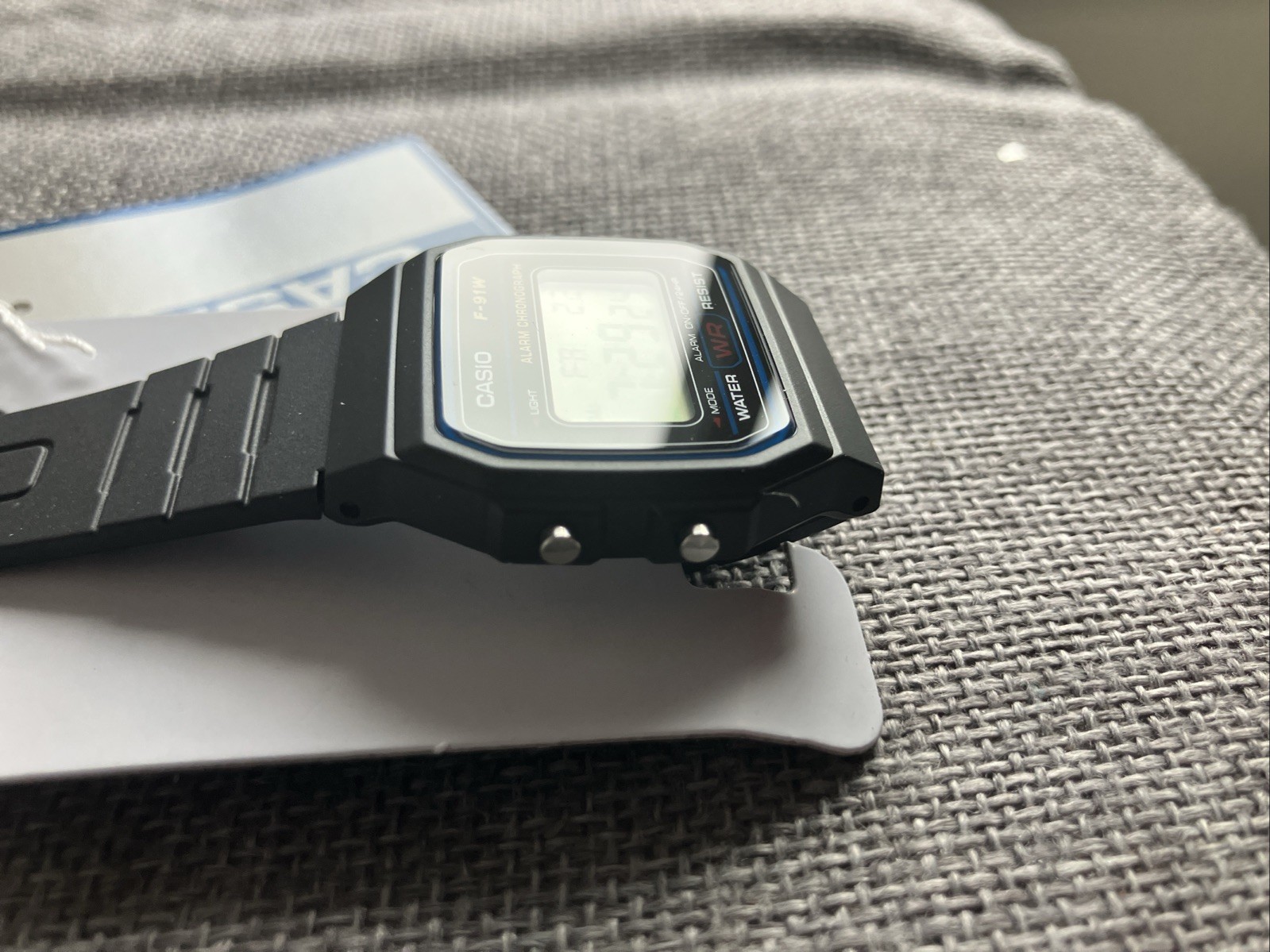 Casio F-91W Digital Quartz Watch Alarm Chronograph – New With Papers But No Box
