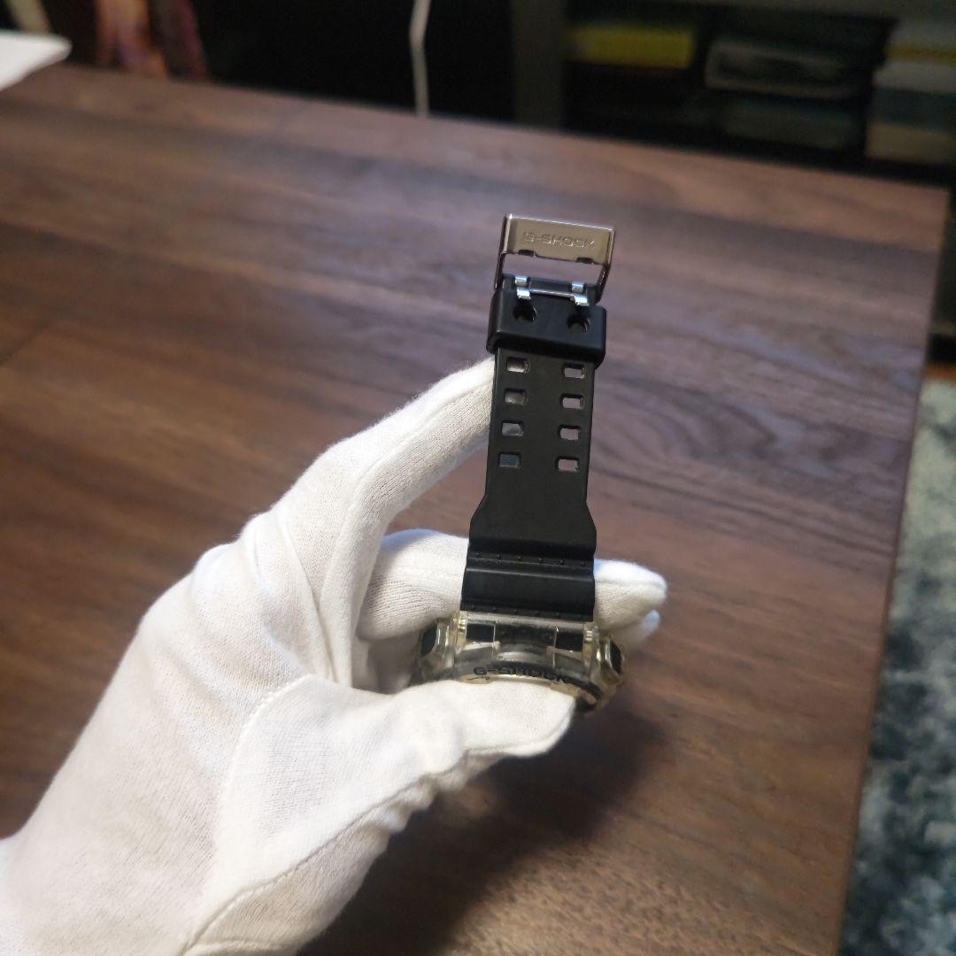 CASIO G-SHOCK Digital Watch Transparent Black Band Free Size