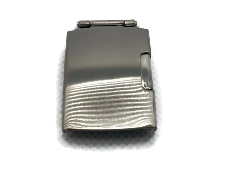 Stainless Steel Watch Strap Clasp, 3 Fold Side Press Release 16mm to 22mm