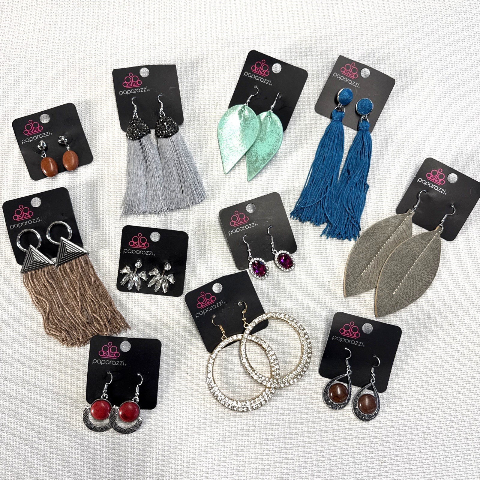 Lot of 11 Pieces – All Pierced Earrings – NWT – Contemporary Costume Jewelry