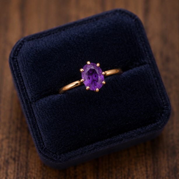 3.12 Ct Oval Cut Natural Sapphire Diamond Proposal Ring 14K Solid Yellow Gold