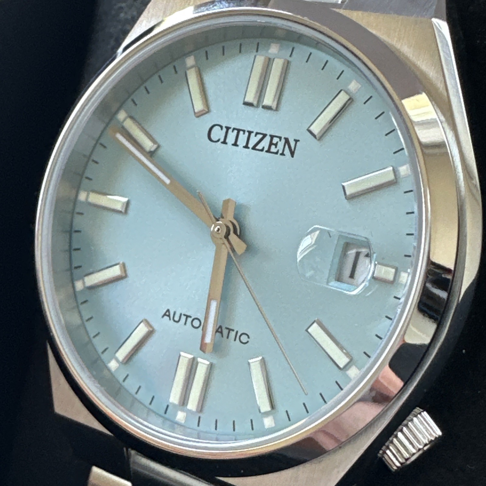 Citizen Men’s Tsuyosa Automatic Blue Stainless Steel Date Watch 40MM NJ0151-53M