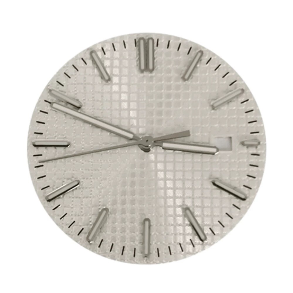 31.8MM Luminous Watch Dial White + Hands Set 8215