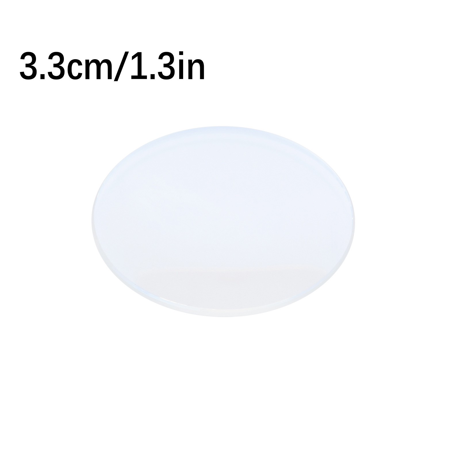 33mm Blue AR Coated Double Dome Mineral Watch Glass Crystal 1.2mm Thick