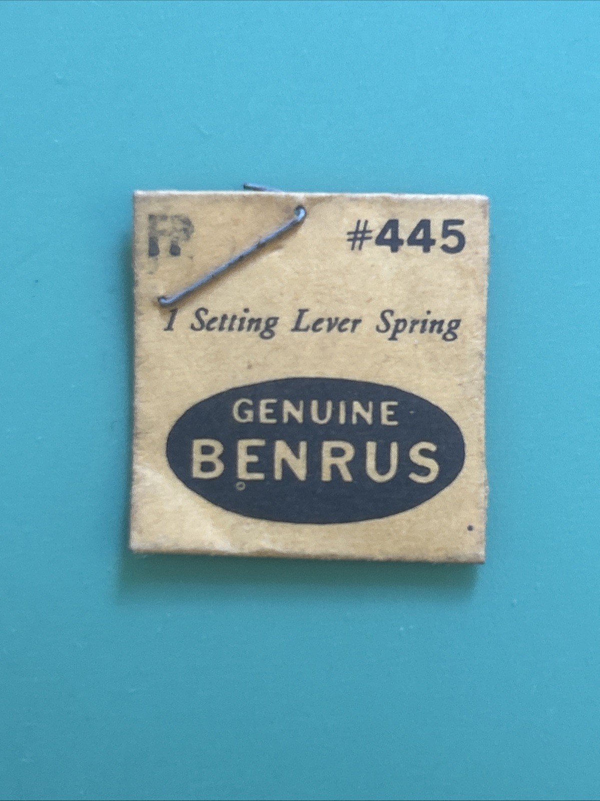 Benrus Parts – Balance Staff, Hour Wheel, Setting Lever Springs, Winding Stems