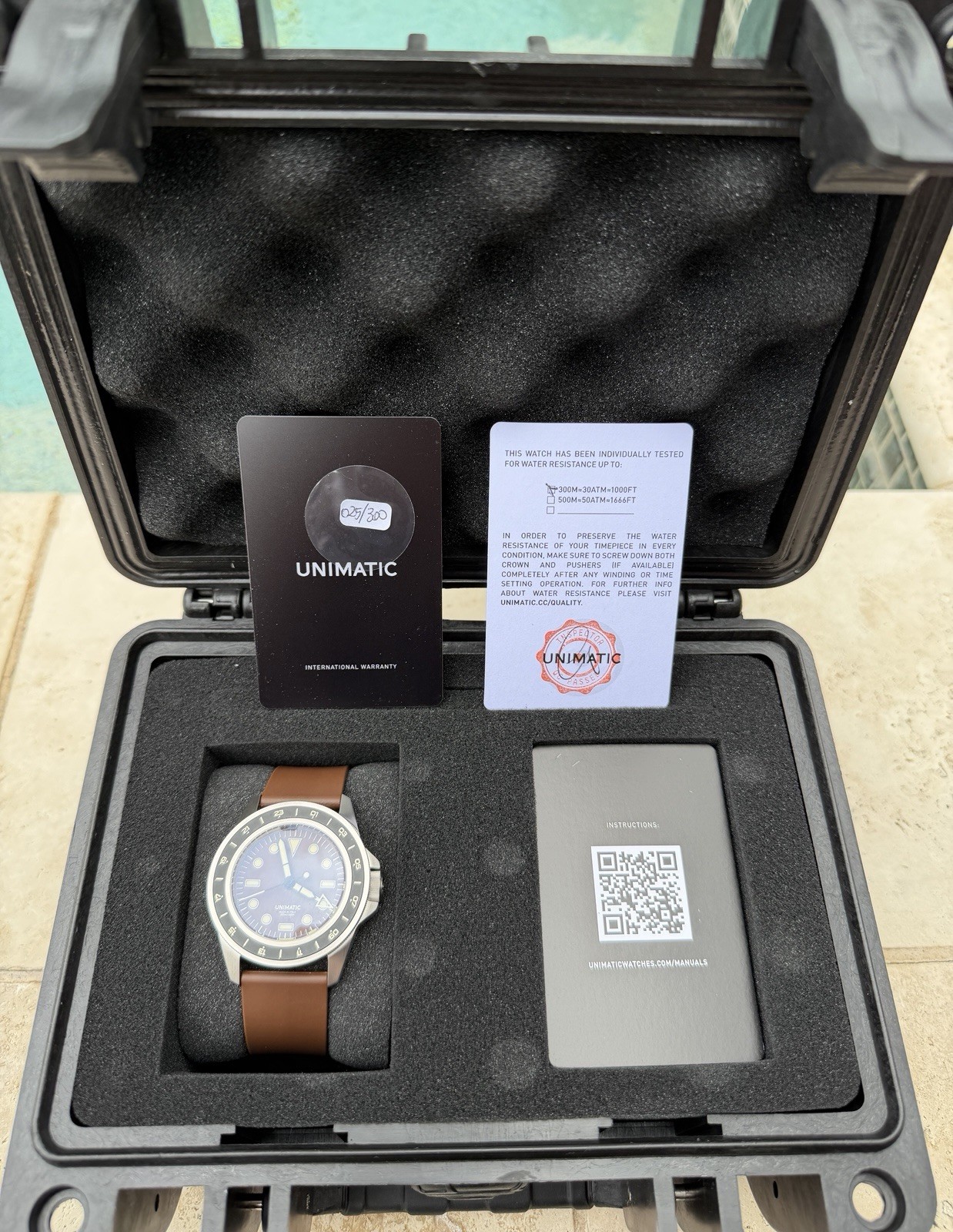 Limited Edition (#25 of 300), Unimatic U1-GMT-DHBR | Diving Heritage Collection
