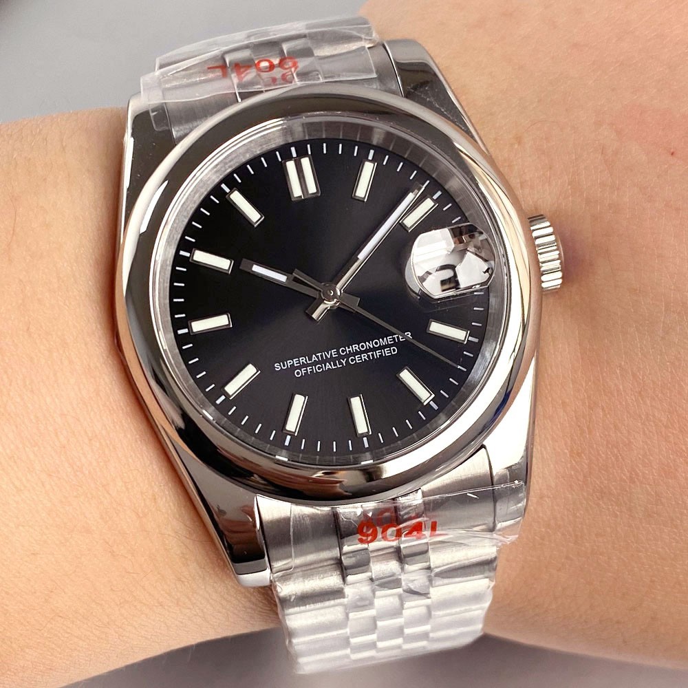 Tandorio 36/39mm Sapphire Sunburst Dial 20ATM Japan NH35 Auto Men Watch Lume
