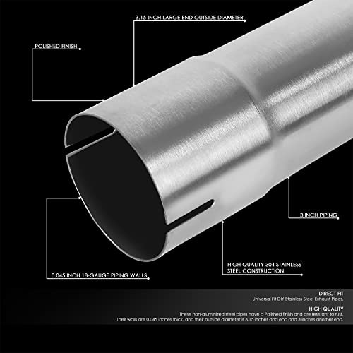ZTL-PP-30-45-SS 45 Degree DIY Custom Mandrel 3.0 Inch 45° Bend – Polished