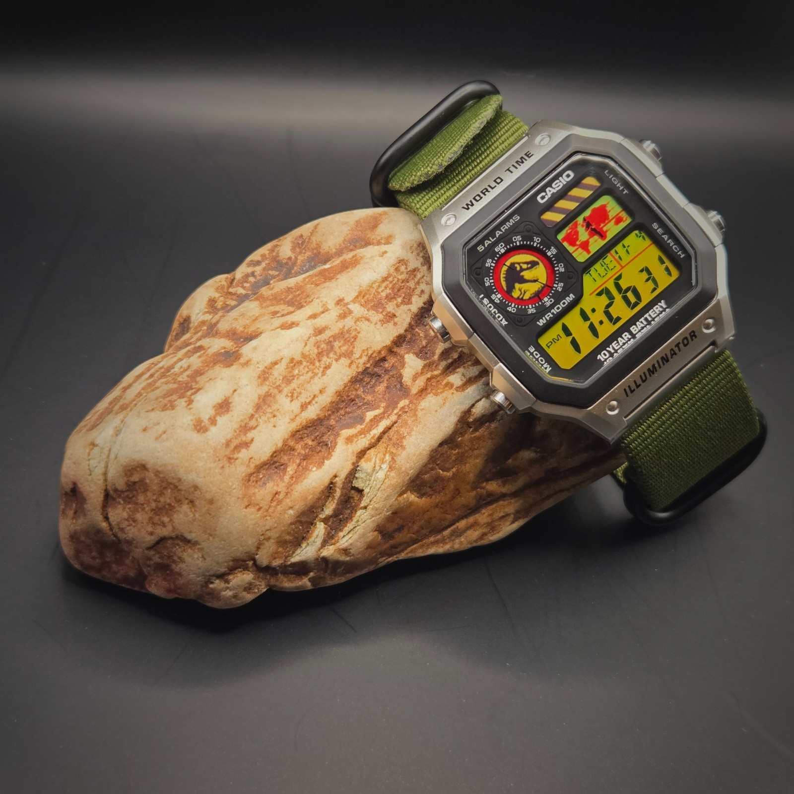 New Casio Royale AE1200 Mod – Apex Tracker (Jurassic Edition)